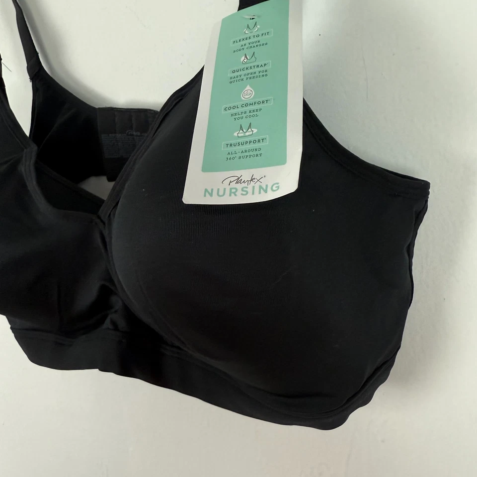 NWT Playtex Maternity & Nursing Shaping T-Shirt Wirefree Bra Black Size 2XL XXL - Image 4 of 4