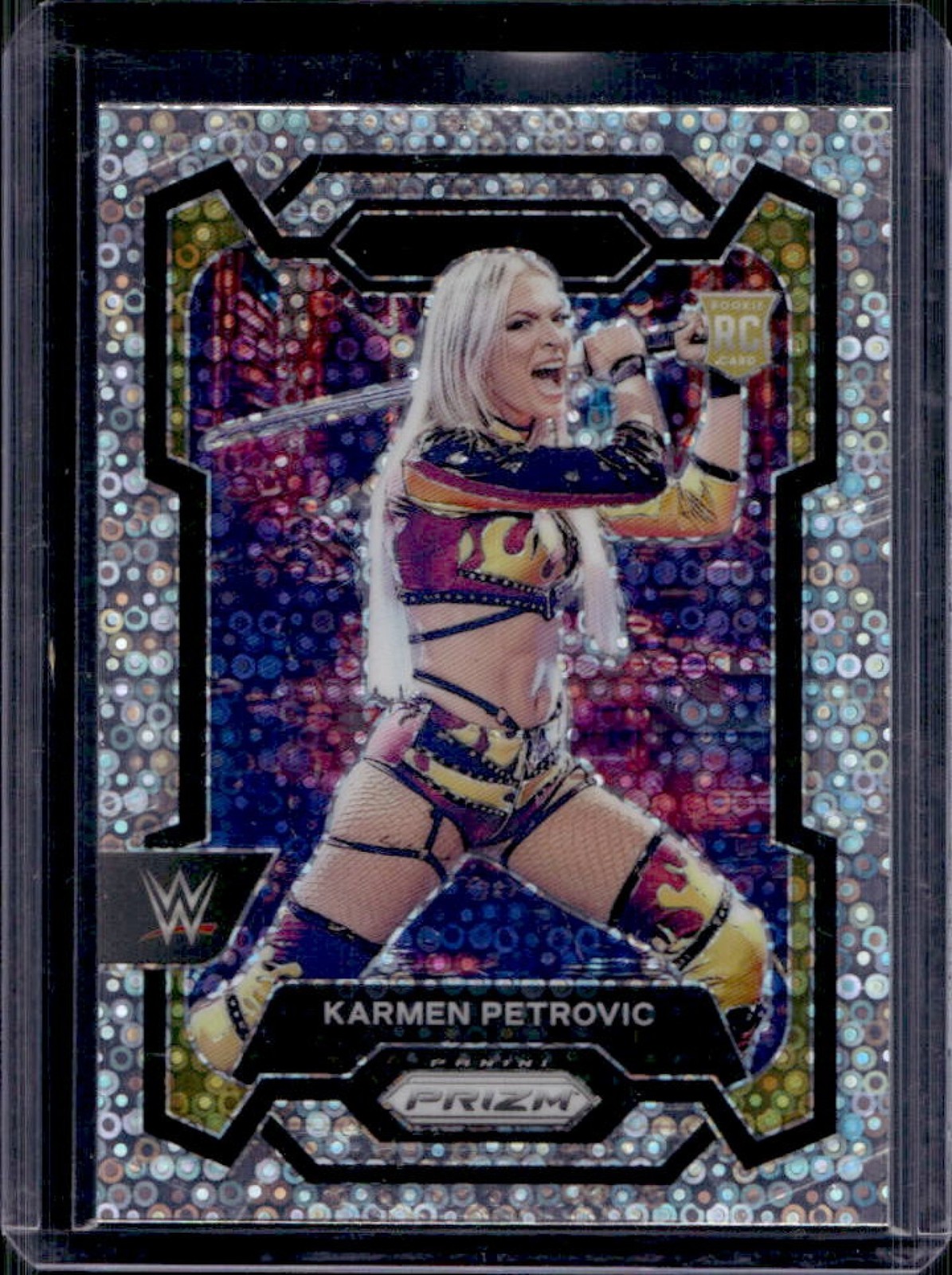 2024 Prizm WWE Karmen Petrovic Rookie RC Under Card Prizm Rookie #107