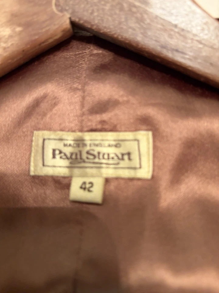 Paul Stuart Claret Red Wool Best, 42R, Hecho en Inglaterra Foto 3 de 4