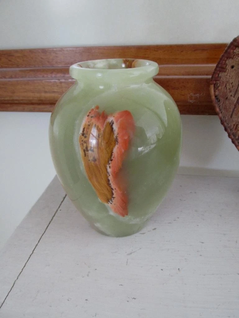 大理石花瓶印第安纳收藏花瓶| eBay