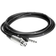 Hosa Technology 5' Balanced 3-Pin XLR Female to Stereo TRS 1/4" Male Interconn