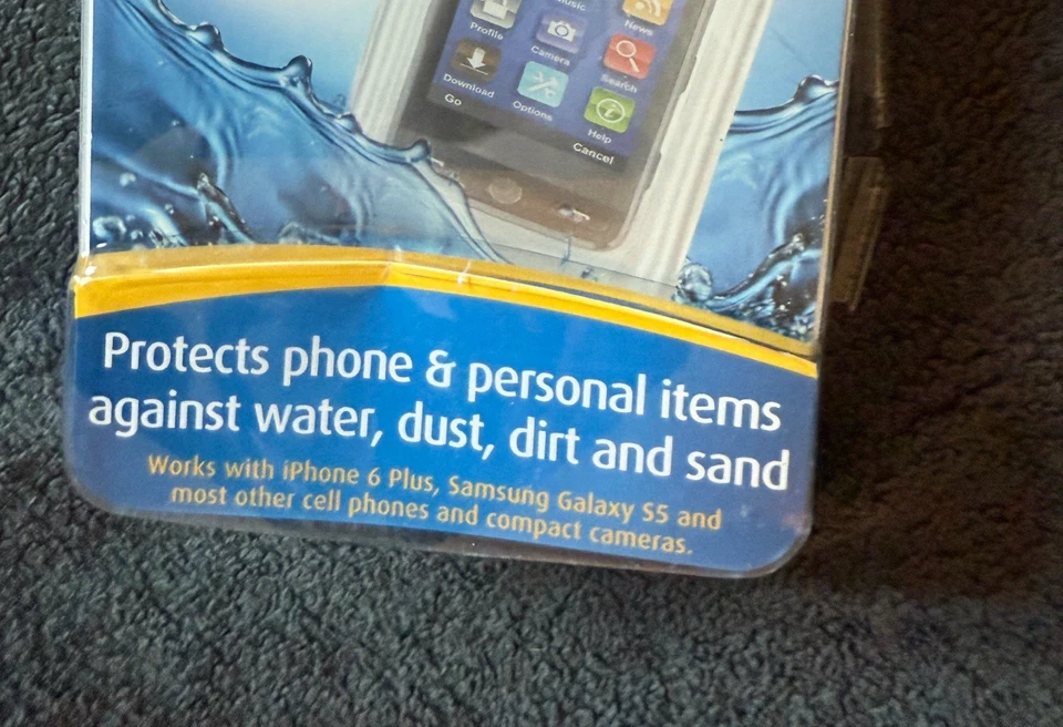 Cloudz Waterproof Phone Case Floating Design For Beach Pool Camping etc new - Image 4 of 4