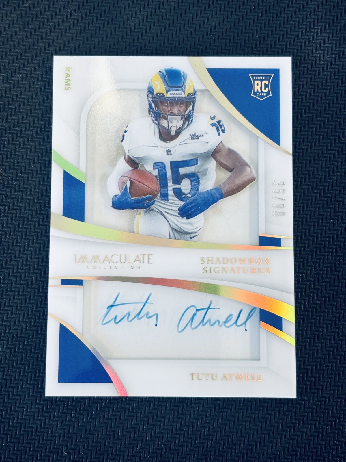 Tutu Atwell Panini Immaculate Collection Rookie Shadowbox Signatures #ISSTA Base