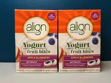 2 BOXES Align Probiotic, Yogurt Coated Probiotic Bites (42 Pouches) Exp 03/2026