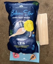 Tress Wellness Hard wax beads - For sensitive skin - Bikini Star 1.2lb