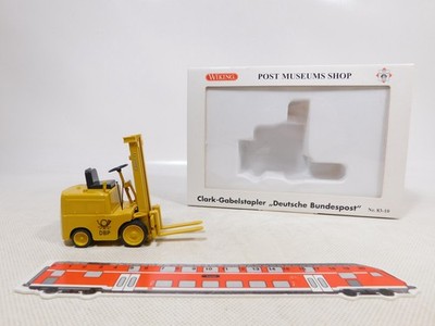 Wiking 1:25 PMS 83-10 Gabelstapler Clark Deutsche Bundespost NEUW+OVP #EI36-0,5
