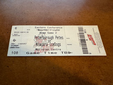2016 OHL Playoff Full Hockey Ticket Niagara IceDogs Peterborough Petes Game 4