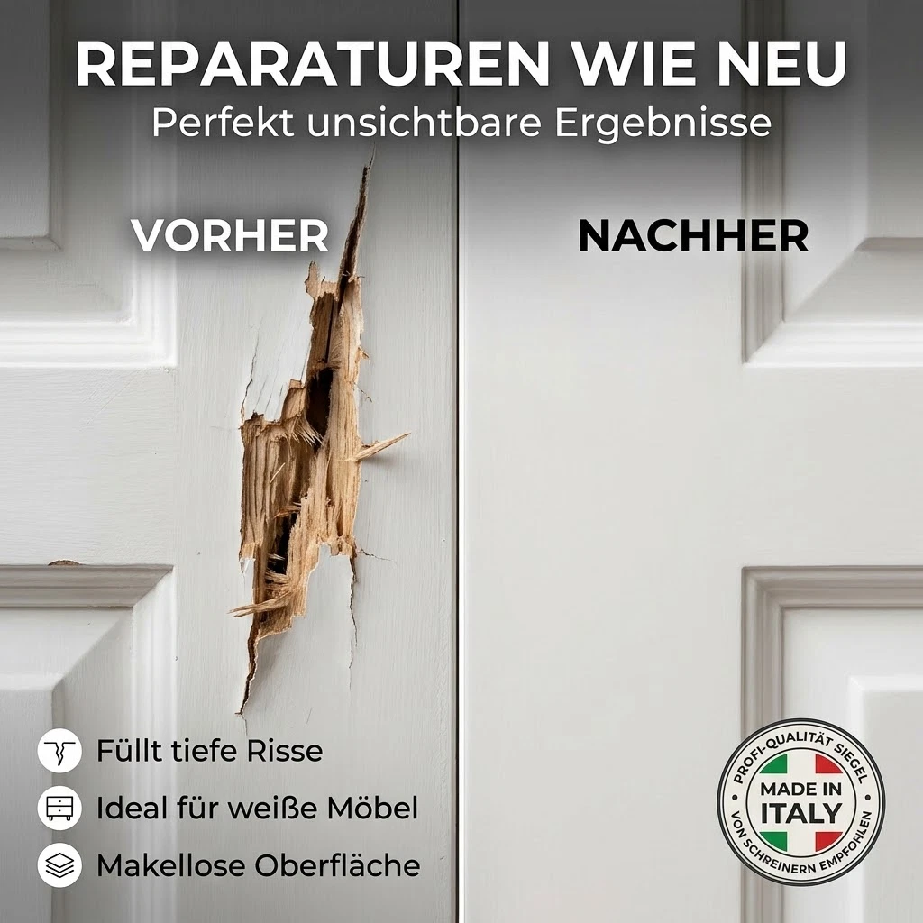 2K Holzkitt Spachtel Holzspachtelmasse Holzfüller Füllstoff Außenbereich 125ml