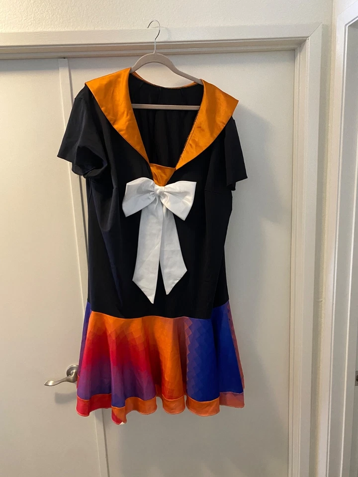 Vestido Disfraz Mujer Versátil Harley Quinn Payaso Bruja Pirata XXL Foto 4 de 4