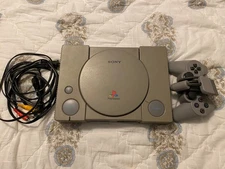 Sony PlayStation 1 PS1 Original Console System Bundle - Tested and Works