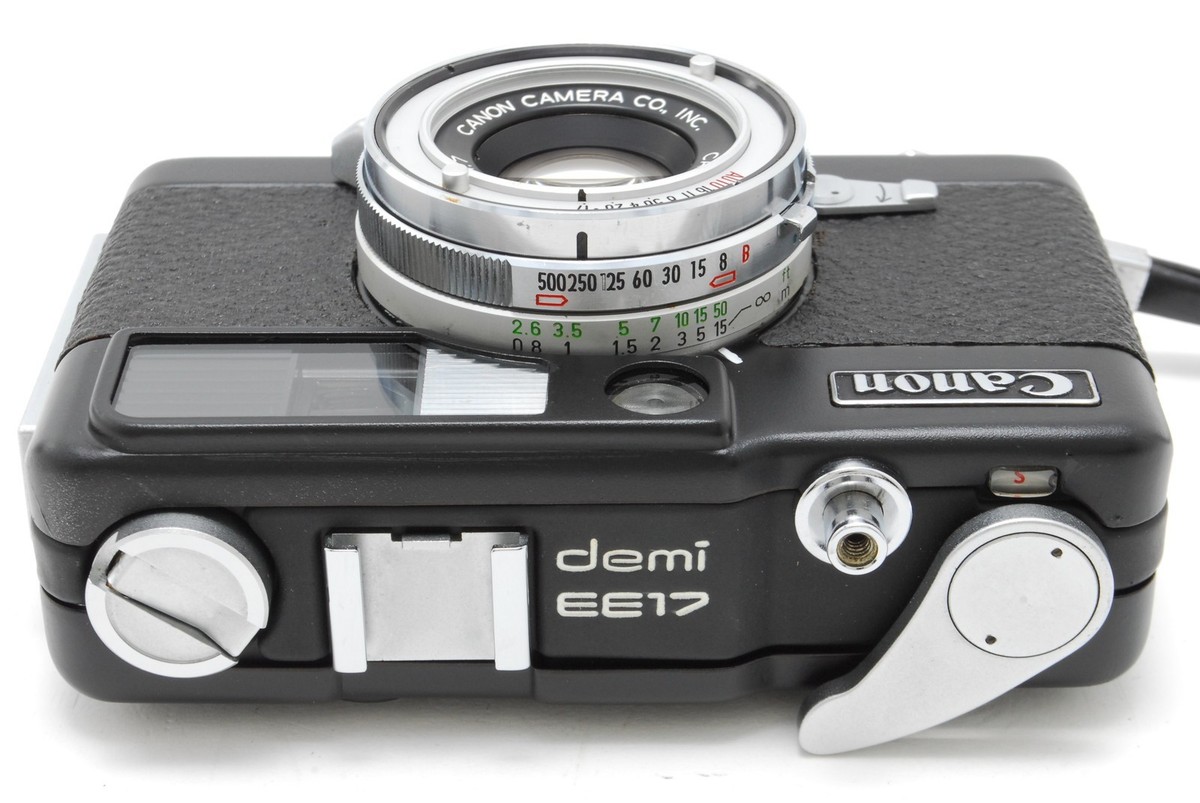 MINT +/ Strap] Canon Demi EE17 Black Half Frame Film Camera From