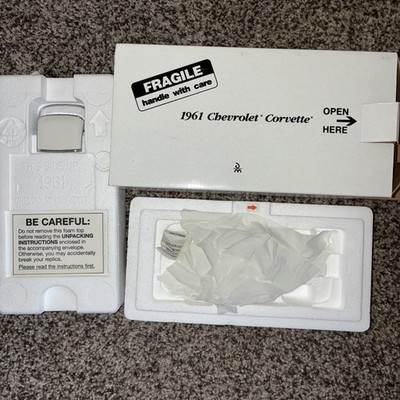 Box Only No Car Danbury Mint 1961 Corvette 