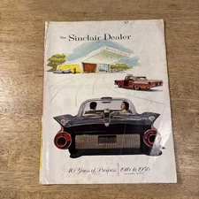 1956 Sinclair Dealer Magazine, Brochure 40 Year Souvenir Edition Vintage