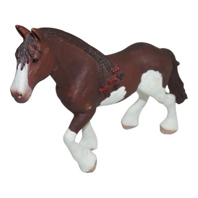 Schleich 13809 Clydesdale Stute Pferd Tier 2015 Horse Club gebraucht