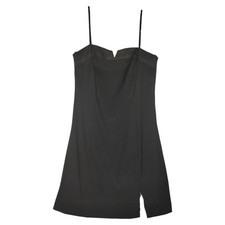 R Wear Rampage Black with Floral Embroidery Homecoming Formal Dress LBD Size 7