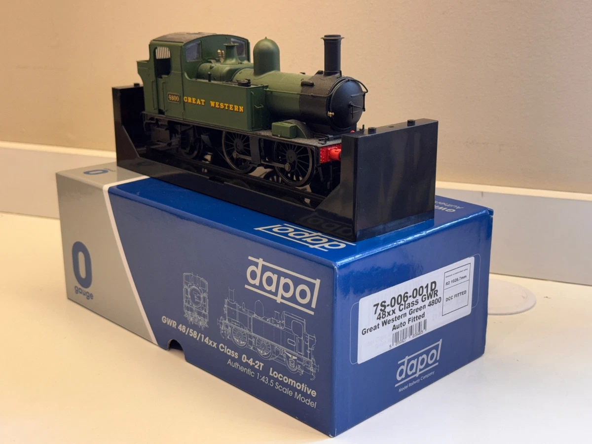 Locomotive Vapeur Dapol O Gauge 58xx Class Great Western Green 5811 - 21DCC - Limitée