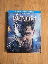 Venom Blu-ray  DVD  Slipcover, 2018 Combined Shipping Available 