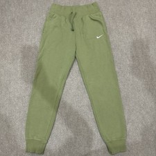 Nike Sportswear Women's Small Green Phoenix Fleece High Waisted Sweatpants READ