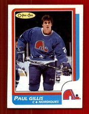 1986-87 O-Pee-Chee #168 Paul Gillis RC Rookie NMMT