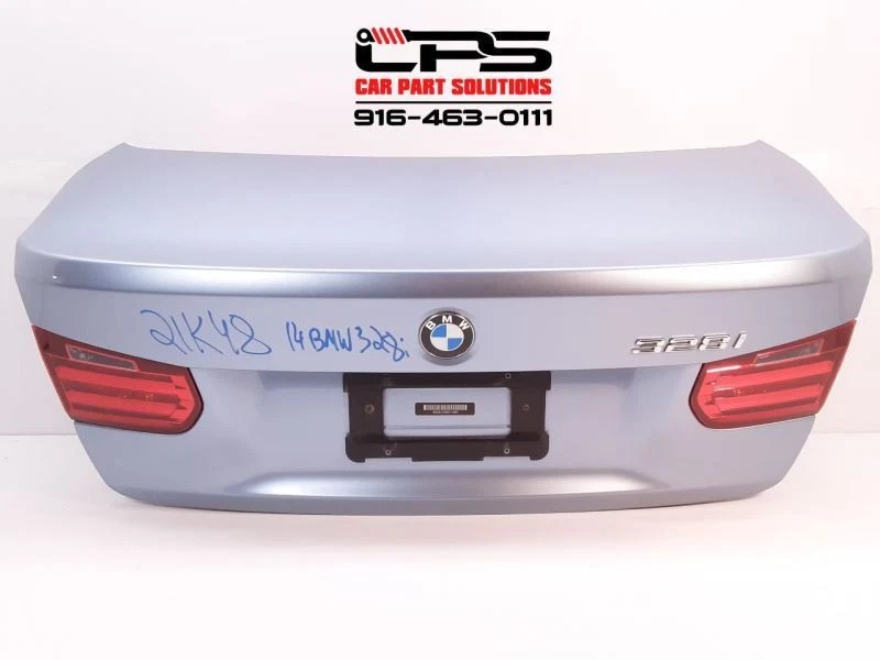 12-17 BMW 3-Series F30 Trunk, With Camera  - Image 2 of 4
