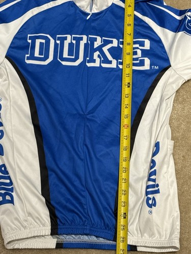 Duke Blue Devils NCAA Half Zip Hincapie Adrenaline Cycling Jersey Size M - Picture 5 of 7