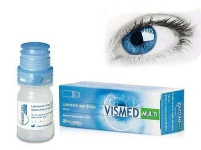 Vismed Multi Lubricant Eye Drops 10ml Dry Eye Relief Moisturizing Free Shipping