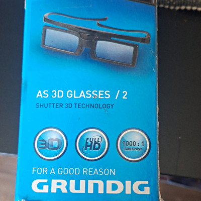 Grundig 3D-Brille Shutter 3D Technology AS 3D GLASSES / 2 Schwarz