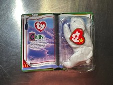 TY Beanie Baby Legends Chilly The Polar Bear McDonalds Stuffed Animal Plush NIP
