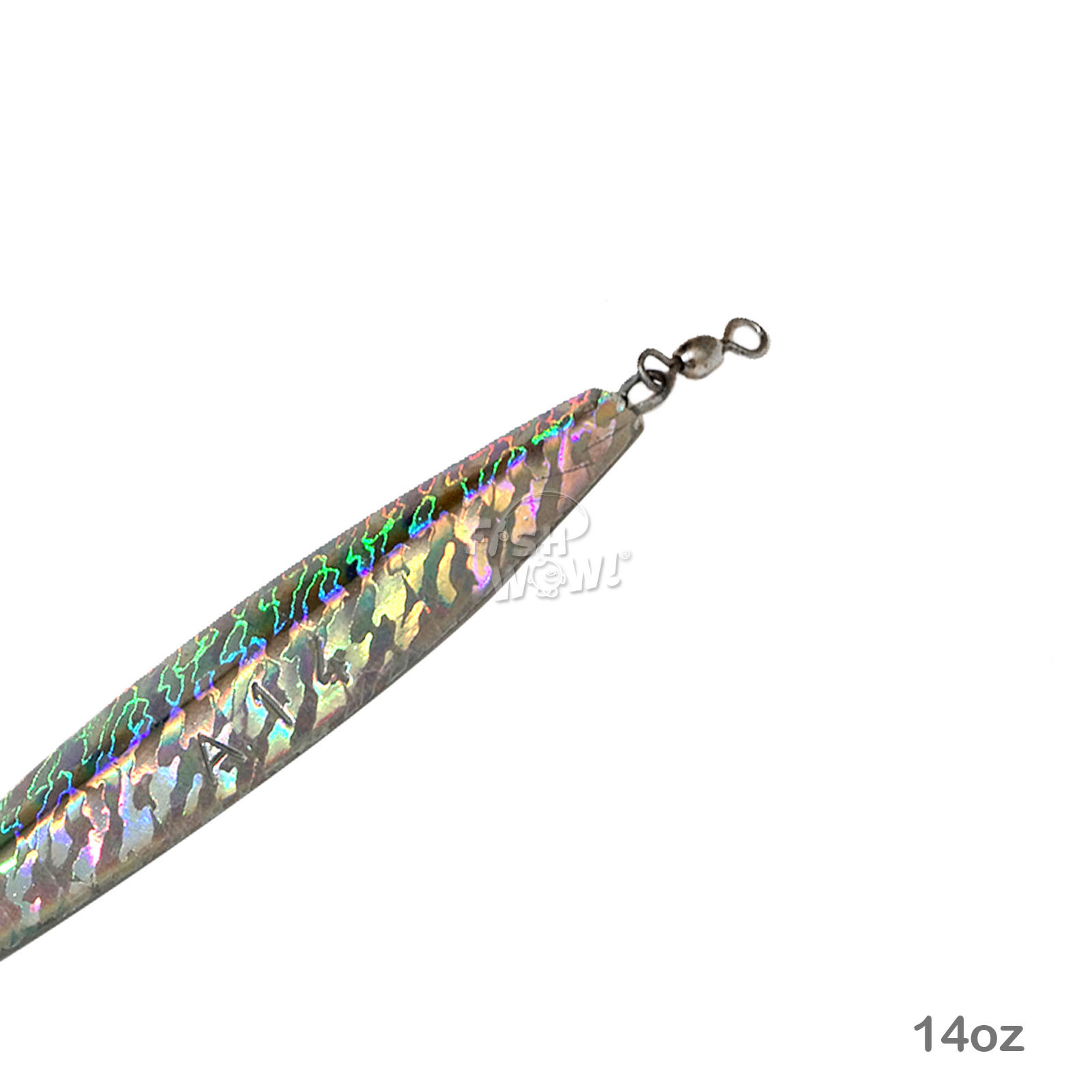 20pcs 14oz Fishing Diamond Jig Mylar Holographic Laser w/ Treble Hook Heavy Bait - Image 5