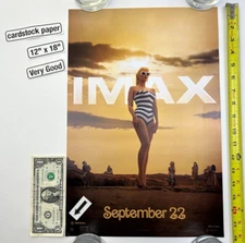 Barbie 12 x 18 Regal IMAX Numbered Art Print Poster 2023 Margot Robbie VG