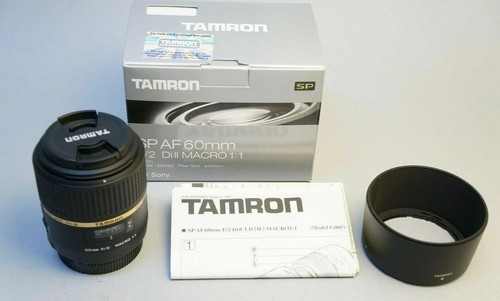 Tamron SP AF60mm F/2 Di II MACRO 1:1  For Sony (G005s) Digital SLR Alpha - Picture 1 of 8