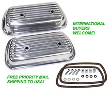 EMPI 9152 VW BUG BOLT-ON ALUMINUM VALVE COVER SET BUG SANDRAIL GHIA BUS BUGGY