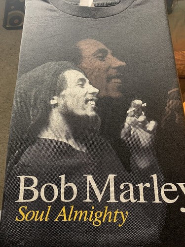 Rare Vintage Bob Marley 90s Album Promo T Shirt Mens Black XXL Jad Records Jah
