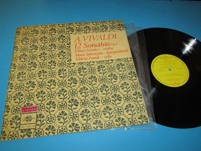 Kovacs, Sebestyen, Frank / Vivaldi: 12 Sonatas, op. 2 (SLPX 11387-88) - 2 LP
