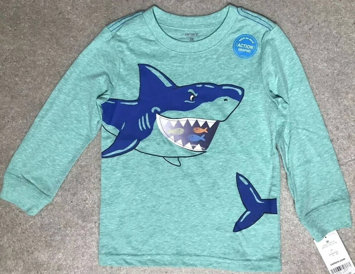 carters shark shirt