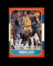 1986-87 Fleer #66 Maurice Lucas MINT Lakers Break 1