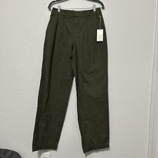 A New Day Women s Straight Leg Ankle Pants Green Size 6 Regular New With Tags