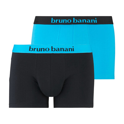 BRUNO BANANI 2er Pack Pant / Short FLOWING S - XXXL aquablau schwarz 2150