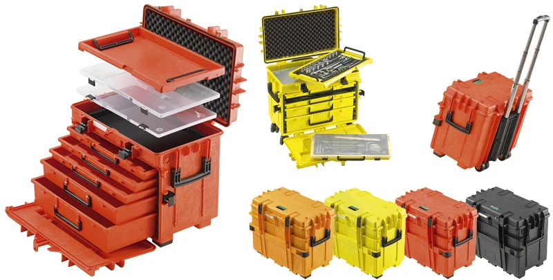 Stahlwille 13217 LGE Tool Trolley In Luminous Yellow Aircraft Peli