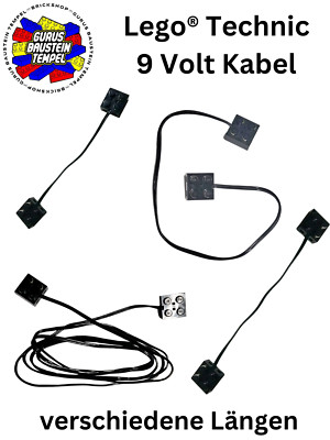 LEGO 9V Volt Cable Cable 5306 Light & Sound Technic Wire Various Lengths Selection