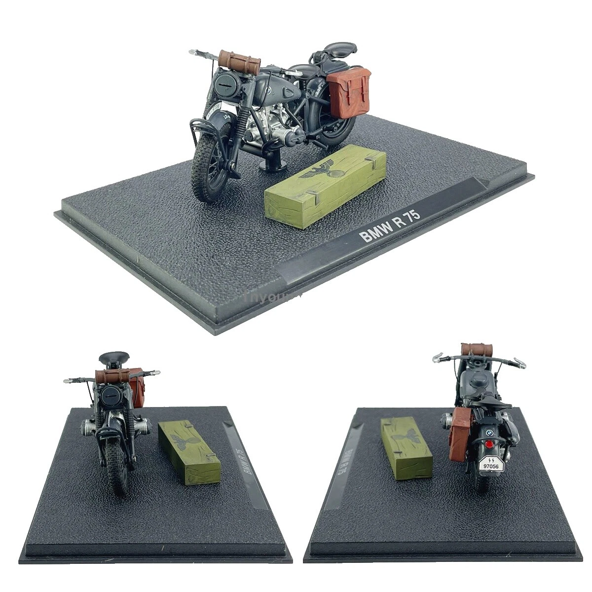 Black 1:24 Contemporary Manufacture Diecast Motorcycles & ATVs