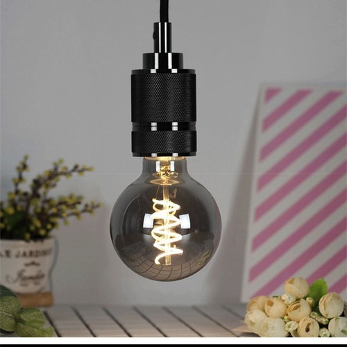 Edison Lamp Filament Electroplated Gray Edison Lamp Vintage Decorative - Picture 5 of 17