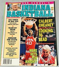 1992-93 Bob Hamel’s Indiana Basketball Yearbook Magazine Calbert Cheaney Knight