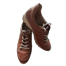 ECCO Women's Tan Comfort Trainers Shoes - Size UK 4.5 | No Insoles