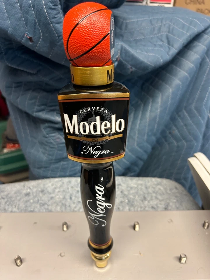 BROOKLYN NETS MODELO NEGRA Beer Tap Handle, NBA Basketball, Rare - Image 2 of 4