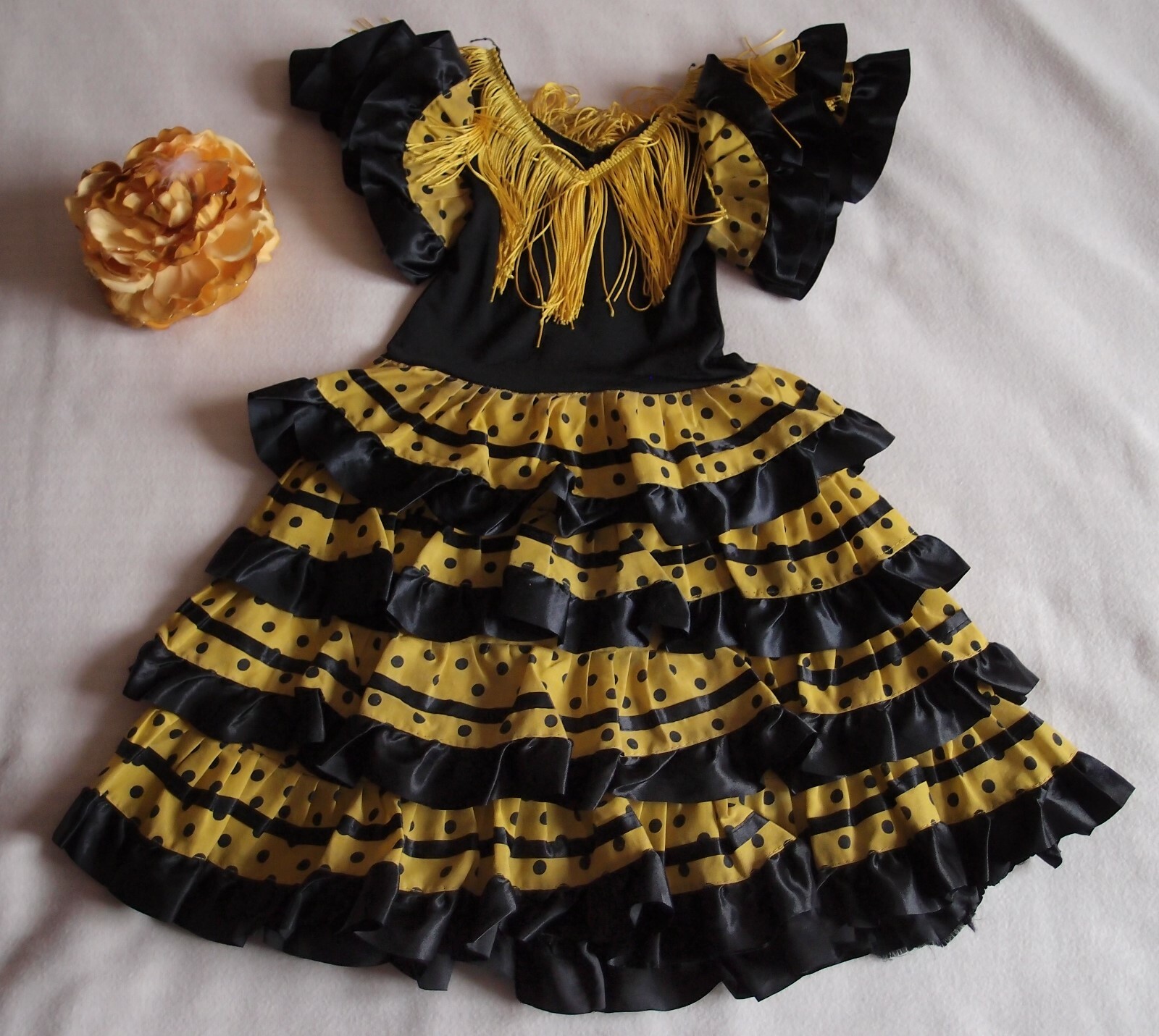 Disfraz Sevillana niña Talla 4 . COMBINO ENVÍOS