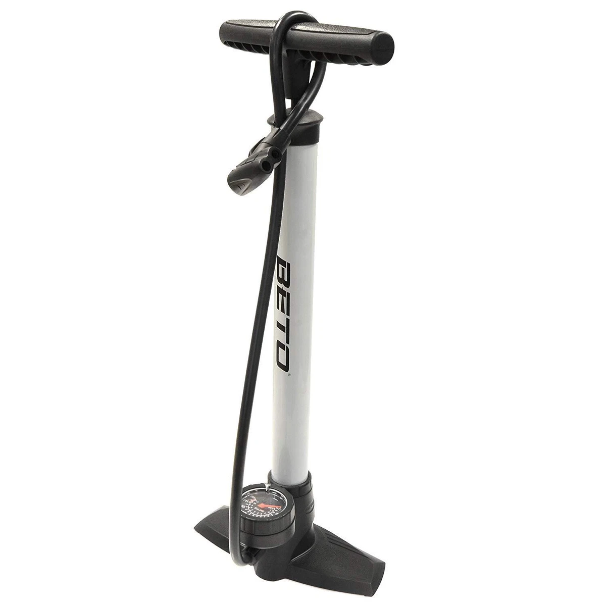 Standpumpe BETO Fahrradpumpe Pumpe mit Manometer bis 11bar 160PSI für  Fahrräder