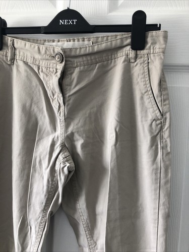 LADIES - Natural Chino Trousers - NEXT - Size 8R - BX125 - 第 3/8 張圖片
