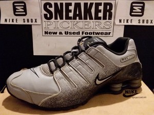 nike shox plateadas