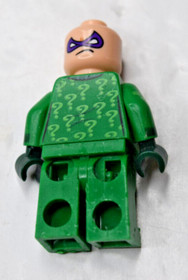Lego Riddler Villain Batman Movie Minifigure sh334 70903 Missing Hat/ Hair/ Cane
